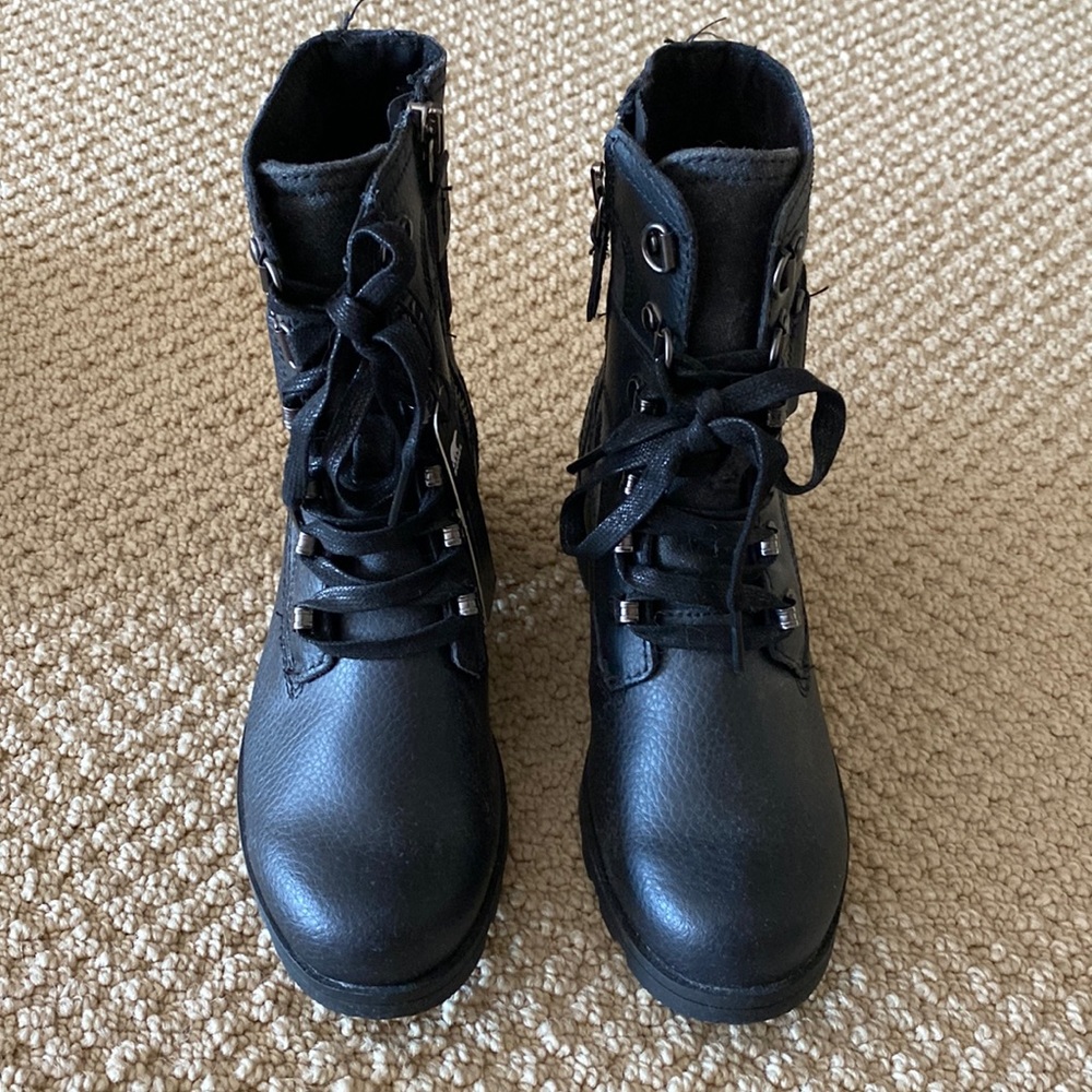 Waterproof SOREL kids combat boot, NWT, sz 2